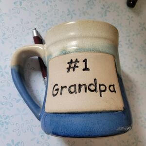 #1 Grandpa Ceramic Mug EUC